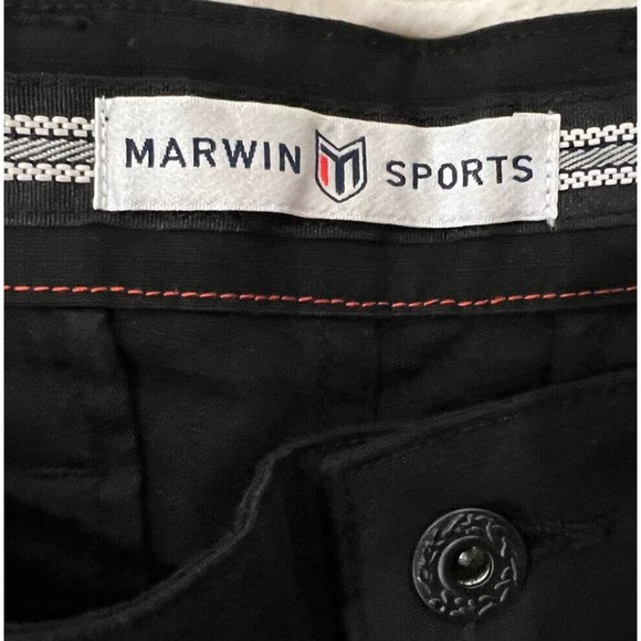 Marwin Sports Motorsport Performance Cargo Shorts 34  7 Pockets Black - Picture 9 of 11